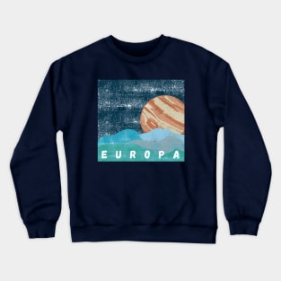 Europa Jupiter Moon Crewneck Sweatshirt